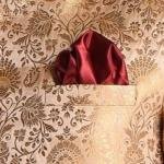 Fawn Golden Banarasi Sherwani - Buy Premium Silk | Jaipurio